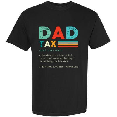 Funny Dad Tax Definition Retro Vintage Garment-Dyed Heavyweight T-Shirt