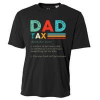 Funny Dad Tax Definition Retro Vintage Cooling Performance Crew T-Shirt