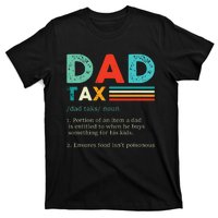 Funny Dad Tax Definition Retro Vintage T-Shirt