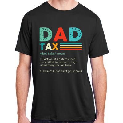 Funny Dad Tax Definition Retro Vintage Adult ChromaSoft Performance T-Shirt