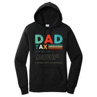 Funny Dad Tax Definition Retro Vintage Women's Pullover Hoodie