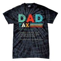 Funny Dad Tax Definition Retro Vintage Tie-Dye T-Shirt