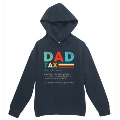 Funny Dad Tax Definition Retro Vintage Urban Pullover Hoodie