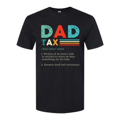 Funny Dad Tax Definition Retro Vintage Softstyle CVC T-Shirt