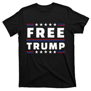 Free Donald Trump Republican Support Funny T-Shirt