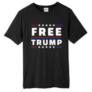 Free Donald Trump Republican Support Funny Tall Fusion ChromaSoft Performance T-Shirt