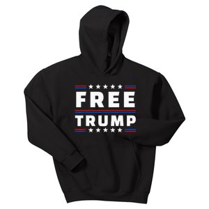 Free Donald Trump Republican Support Funny Kids Hoodie