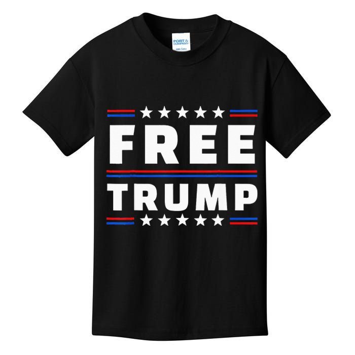 Free Donald Trump Republican Support Funny Kids T-Shirt