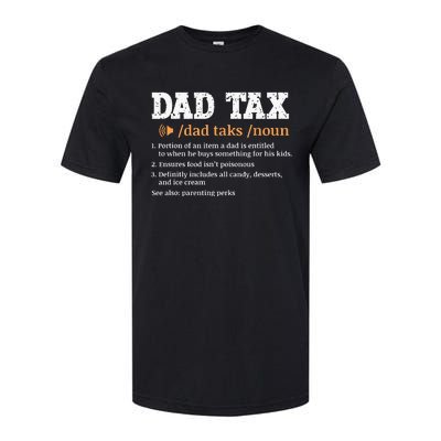 Funny Dad Tax Definition Retro Vintage Softstyle® CVC T-Shirt