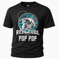 Fathers Day Tee Reel Cool Pop Pop Fishing Cooling Performance Crew T-Shirt