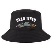 Funny Dead Tired Dead Rat Mouse Cool Comfort Performance Bucket Hat