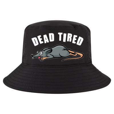 Funny Dead Tired Dead Rat Mouse Cool Comfort Performance Bucket Hat