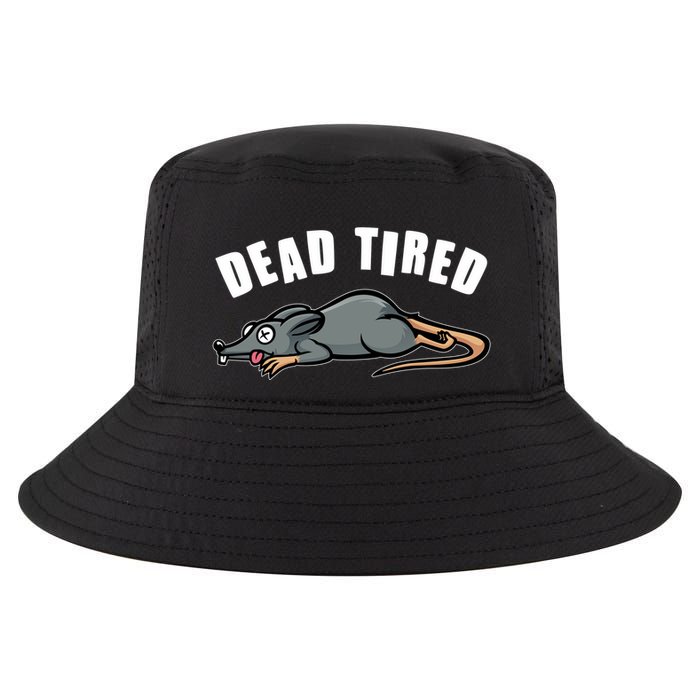 Funny Dead Tired Dead Rat Mouse Cool Comfort Performance Bucket Hat