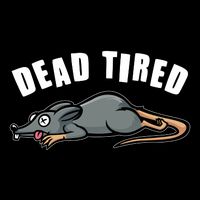 Funny Dead Tired Dead Rat Mouse Tall T-Shirt