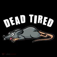 Funny Dead Tired Dead Rat Mouse City Backpack