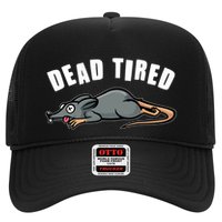 Funny Dead Tired Dead Rat Mouse Trucker Hat