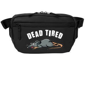 Funny Dead Tired Dead Rat Mouse Crossbody Pack