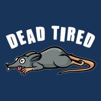 Funny Dead Tired Dead Rat Mouse Infant Baby Jersey Bodysuit