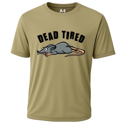 Funny Dead Tired Dead Rat Mouse Performance Shirt