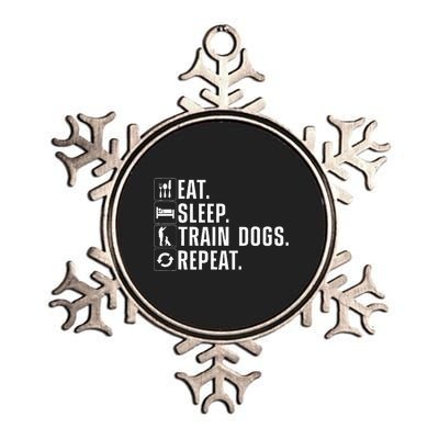 Funny Dog Trainer Design For Men Women Dog Training Lovers Metallic Star Ornament