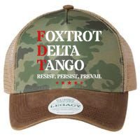 Foxtrot Delta Tango  Antitrump Legacy Tie Dye Trucker Hat