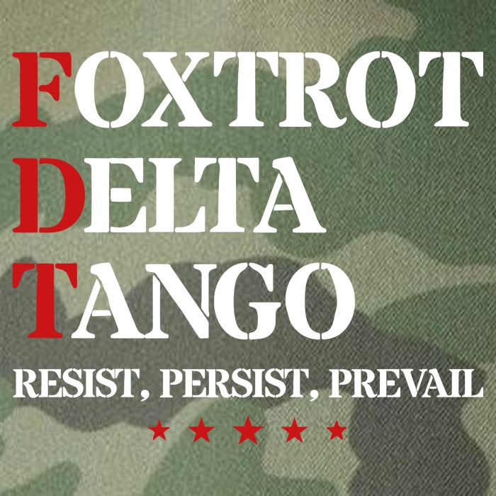 Foxtrot Delta Tango  Antitrump Legacy Tie Dye Trucker Hat
