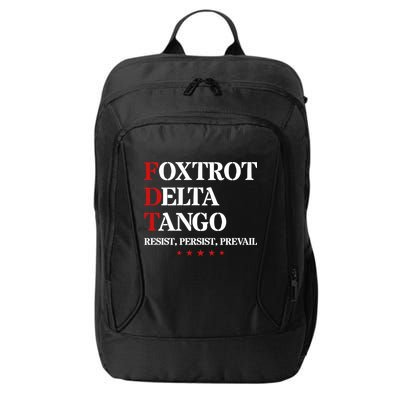 Foxtrot Delta Tango  Antitrump City Backpack