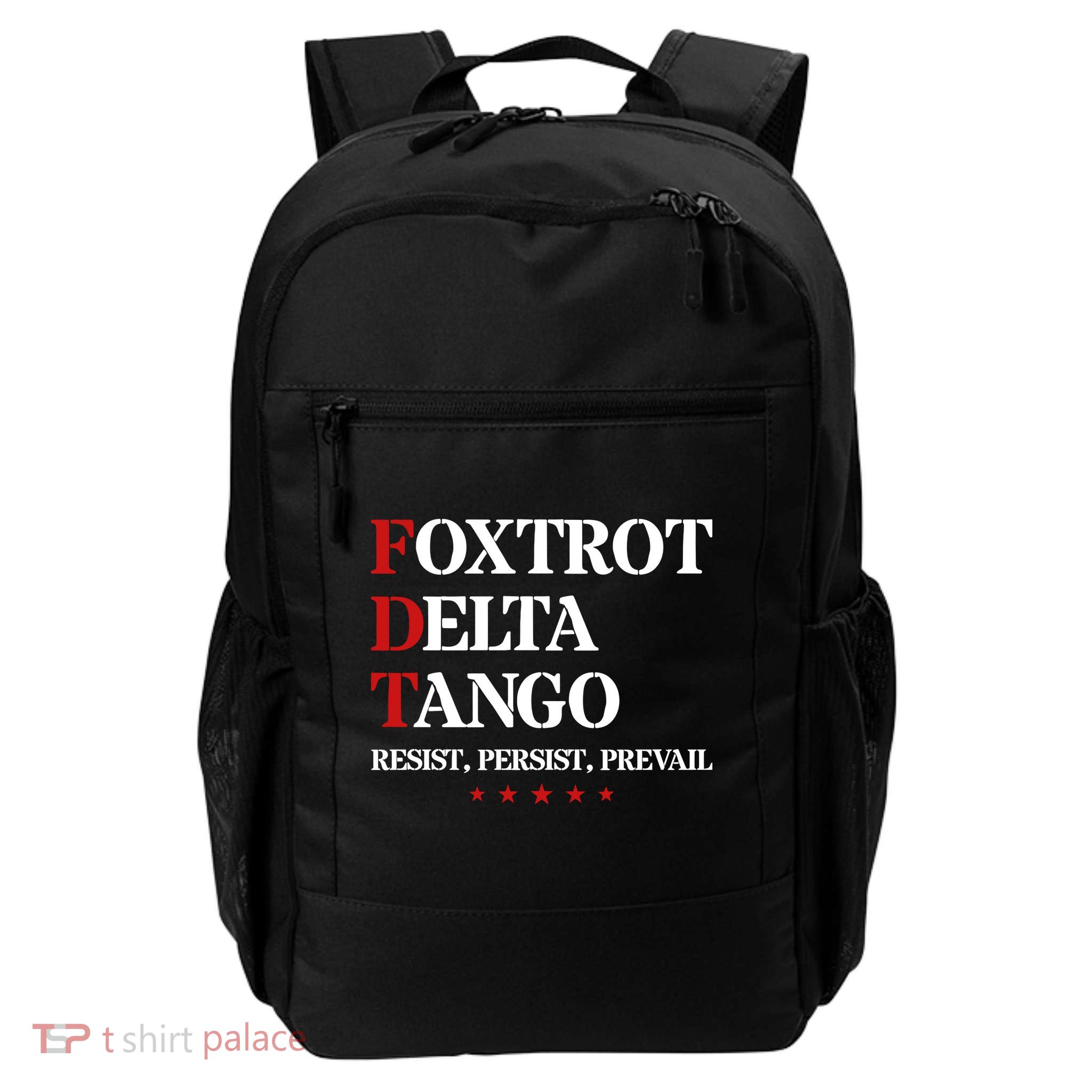 Foxtrot Delta Tango  Antitrump Daily Commute Backpack