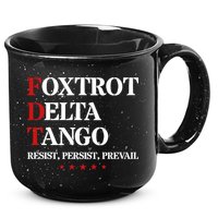 Foxtrot Delta Tango  Antitrump 15oz Campfire Ceramic Mug