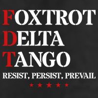 Foxtrot Delta Tango  Antitrump Golf Towel