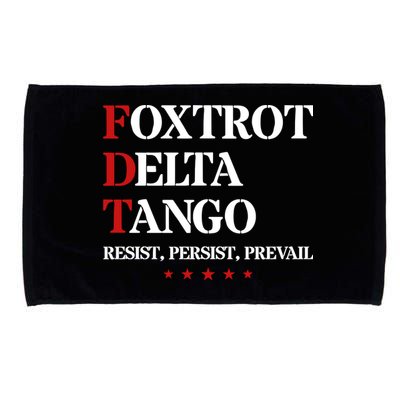 Foxtrot Delta Tango  Antitrump Microfiber Hand Towel