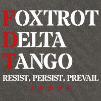 Foxtrot Delta Tango  Antitrump Cotton Canvas Backpack