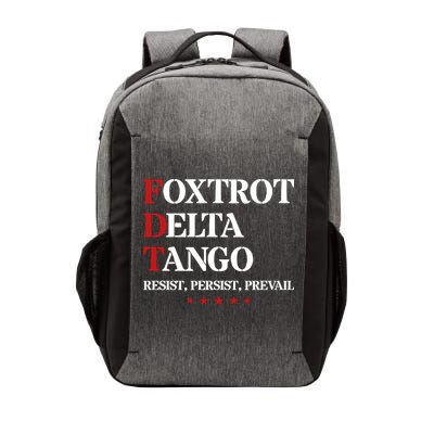 Foxtrot Delta Tango  Antitrump Vector Backpack