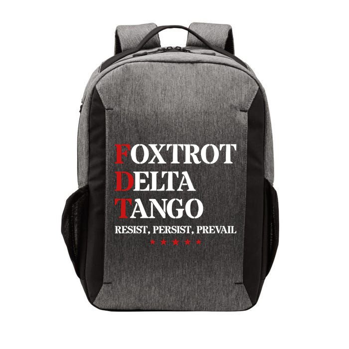 Foxtrot Delta Tango  Antitrump Vector Backpack