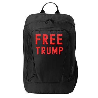 Free Donald Trump MAGA Conservative City Backpack