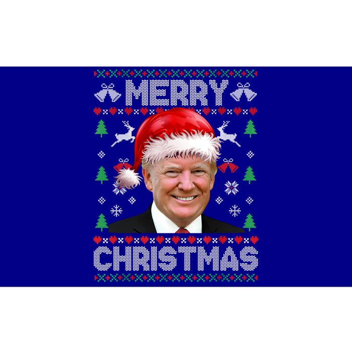 Funny Donald Trump Merry Christmas Family Ugly Xmas Gift Bumper Sticker