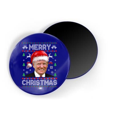 Funny Donald Trump Merry Christmas Family Ugly Xmas Gift Magnet