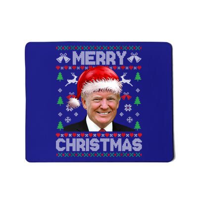 Funny Donald Trump Merry Christmas Family Ugly Xmas Gift Mousepad