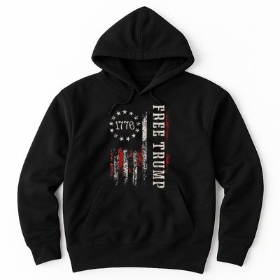 Free Donald Trump Republican Support Pro Trump Hoodie