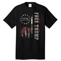 Free Donald Trump Republican Support Pro Trump Tall T-Shirt