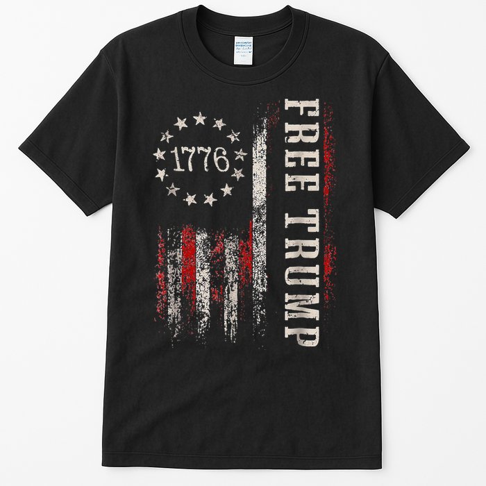 Free Donald Trump Republican Support Pro Trump Tall T-Shirt