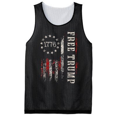 Free Donald Trump Republican Support Pro Trump Mesh Reversible Basketball Jersey Tank