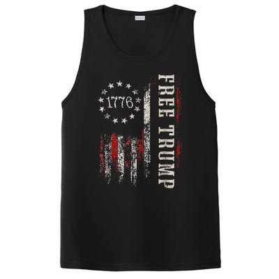 Free Donald Trump Republican Support Pro Trump PosiCharge Competitor Tank