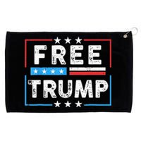 Free Donald Trump Republican Support Grommeted Golf Towel