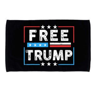 Free Donald Trump Republican Support Microfiber Hand Towel