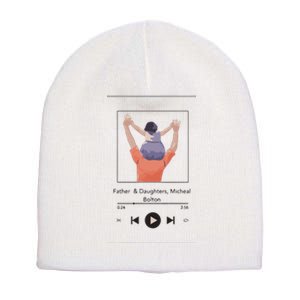 Fathers Day Tribute A Heartwarming Moment Of Fatherhood Short Acrylic Beanie