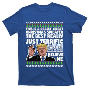 Funny Donald Trump Ugly Christmas Parody Speech Gift T-Shirt