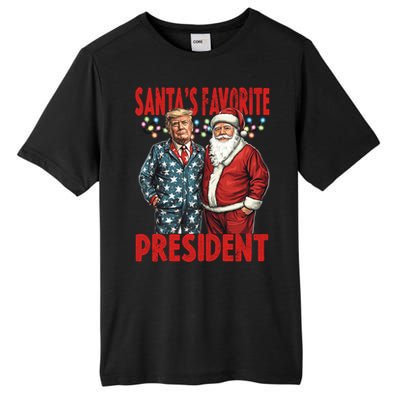 Funny Donald Trump SantaS Favorite President Humor Gift Tall Fusion ChromaSoft Performance T-Shirt