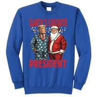 Funny Donald Trump SantaS Favorite President Humor Gift Sweatshirt