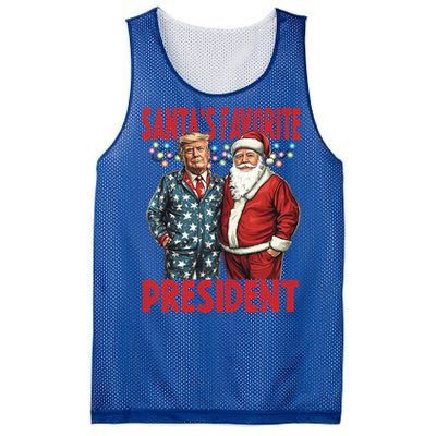 Funny Donald Trump SantaS Favorite President Humor Gift Mesh Reversible Basketball Jersey Tank